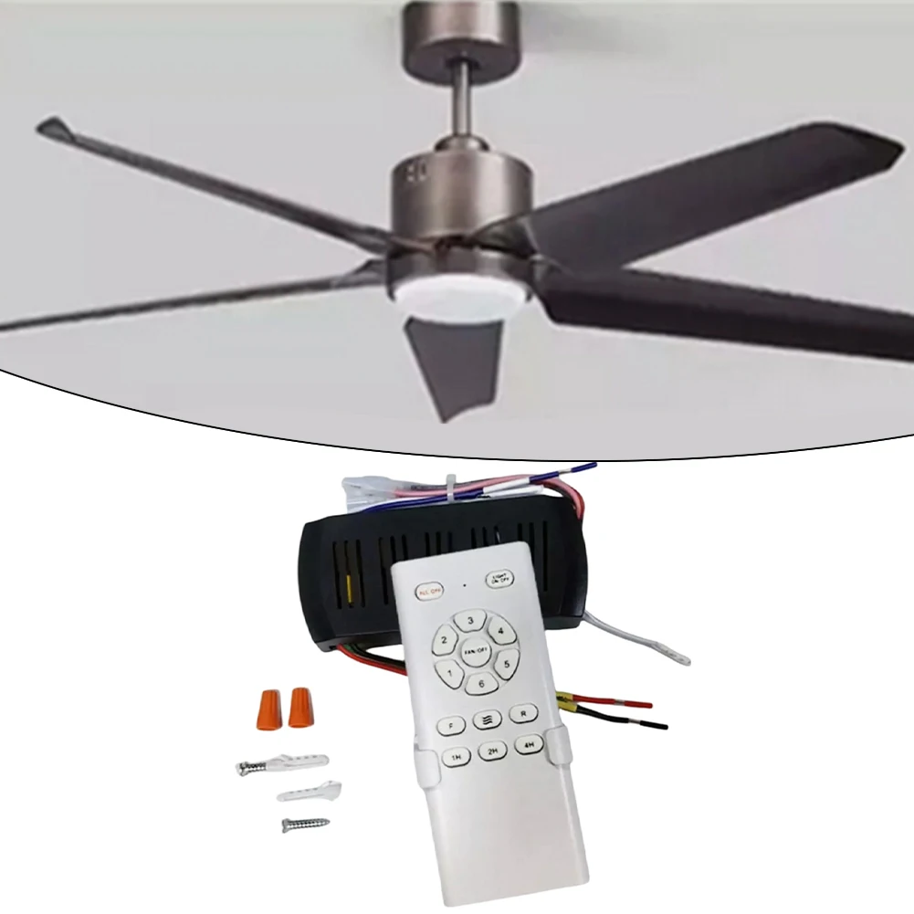 

6-Speed Remote Receiver Controller Ceiling Fan Light Kit Ceiling Fan Speed Controller Convenient Remote Control