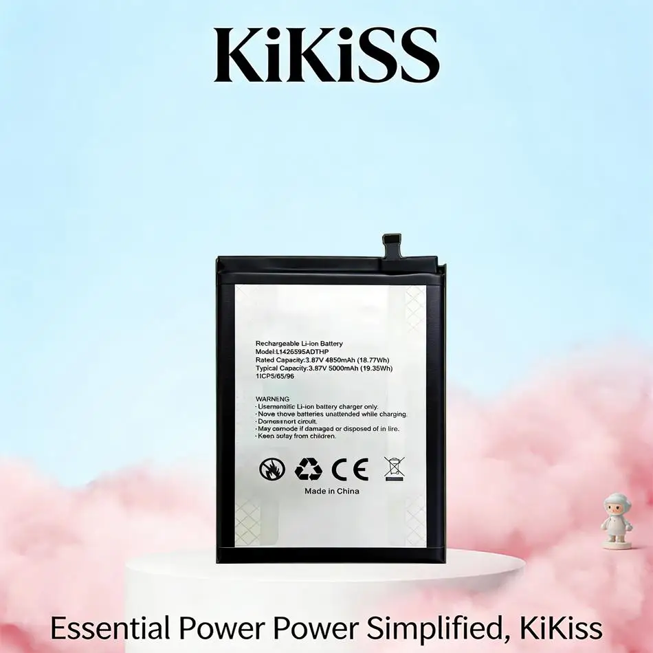 

Аккумулятор для мобильного телефона 5000 мАч с длительным сроком службы для Blackview Oscal Tiger 12 Li426595ADTHP Vgotel Note 24 с быстрой зарядкой