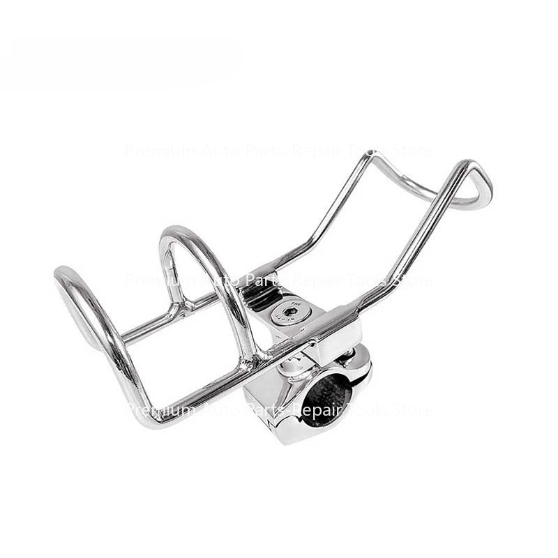 

Кронштейн для удочки из нержавеющей стали 316, поворотный на 360° ° Крепление для удочки на поручень яхты, фиксированная подставка для удилища