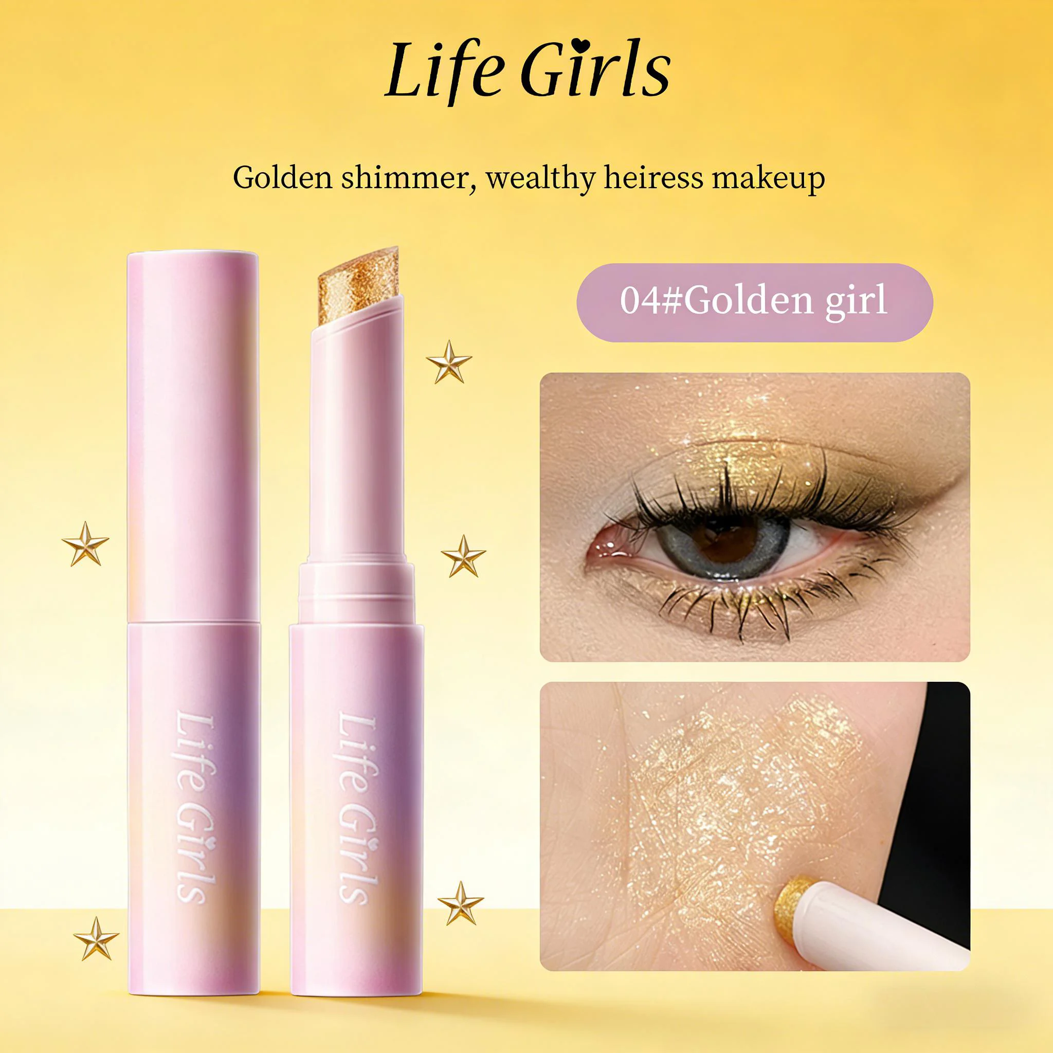 Barra de sombra de ojos rápida y fácil disponible en varios colores Duradera Perfecta para un aspecto diario Ideal para principiantes en maquillaje