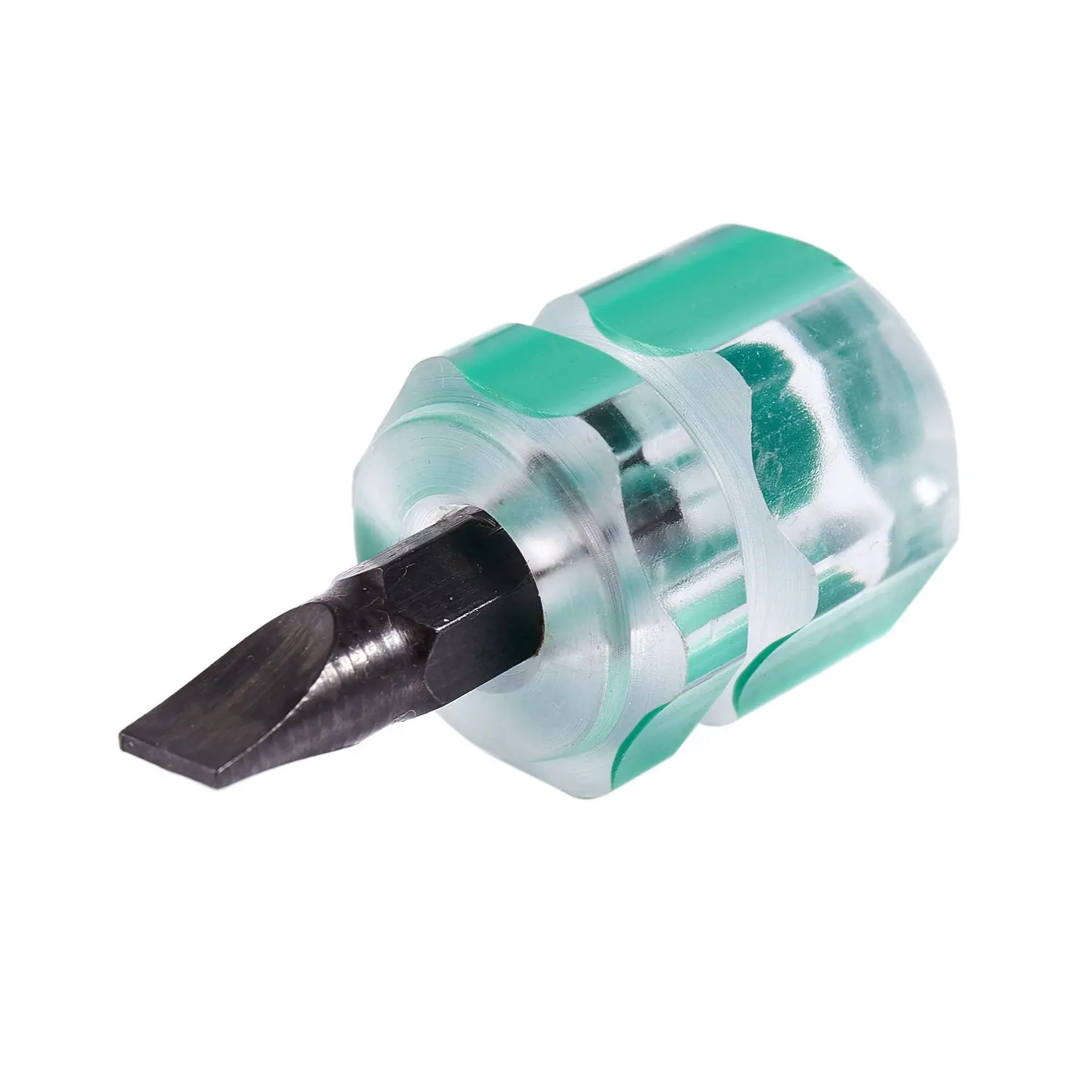 2 قطعة مفك براغي فيليبس مسطح مفك براغي صغير قصير مجموعة أدوات إصلاح سبليت صغيرة أخضر + أحمر