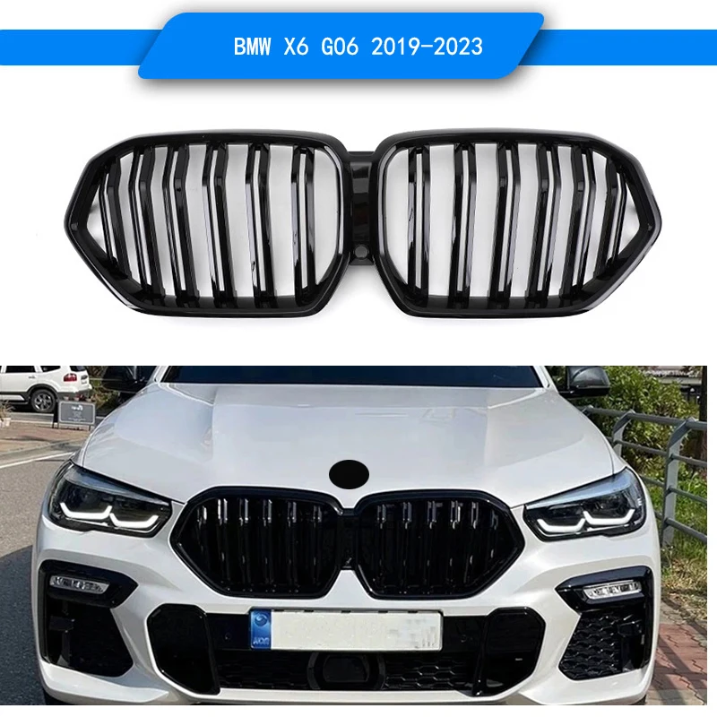 X6 G06 2019-2023 Grill Fit for BMW X6 G06 Front Grill BMW Black M color bmw grill 2019-2023