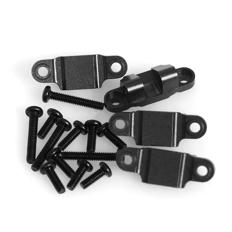 A04F-RC ترقية السيارة السفلى امتصاص الصدمات تصاعد عدة ل LOSI 1/18 Mini LMT 4X4 نحى شاحنة كبيرة RC سيارة ترقية أجزاء Blac #2