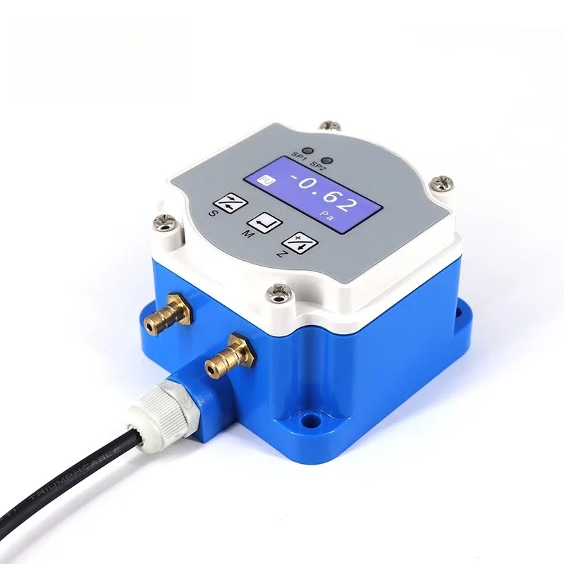 Micro differential pressure transmitter with display measurement sensor 4-20mA high precision
