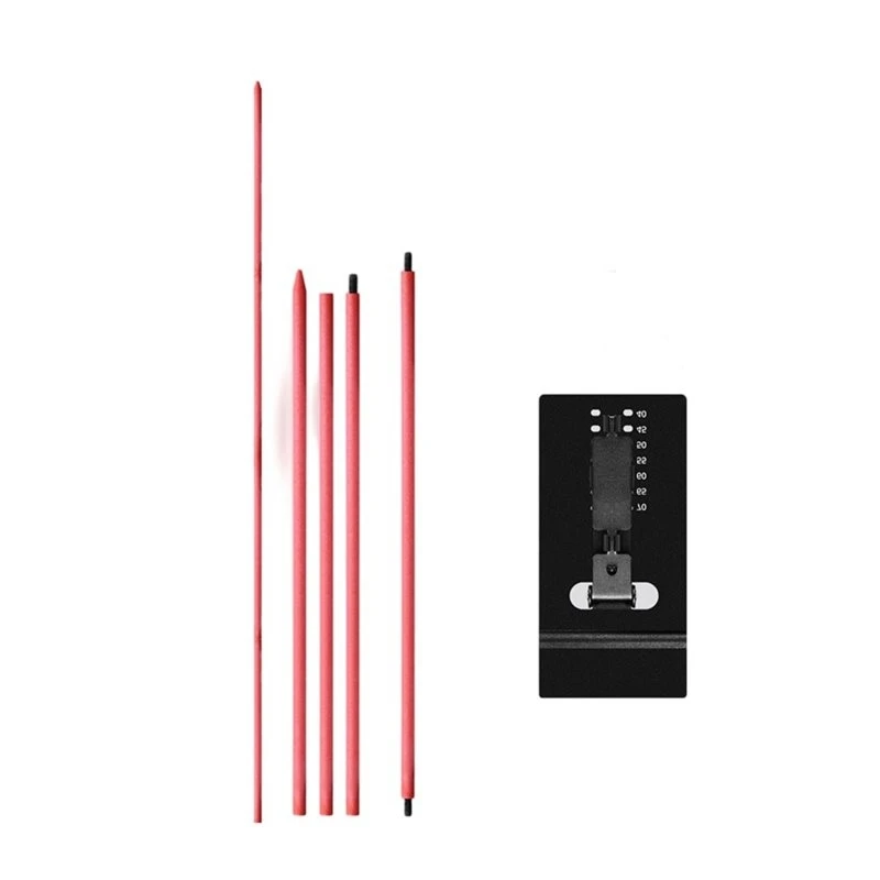 lala-golf-alignment-stick-holder-with-3-sticks-swing-plane-trainer-featuring-heavy-duty-metal-base-plate