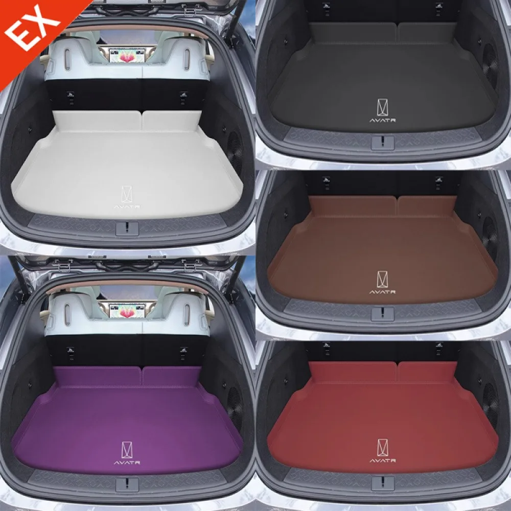 

For Changan AVATAR 07 2024-2025 Leather Interior Decoration Car Trunk Mat Rear Trunk Mat Wear-Resistant Waterproof Accessories
