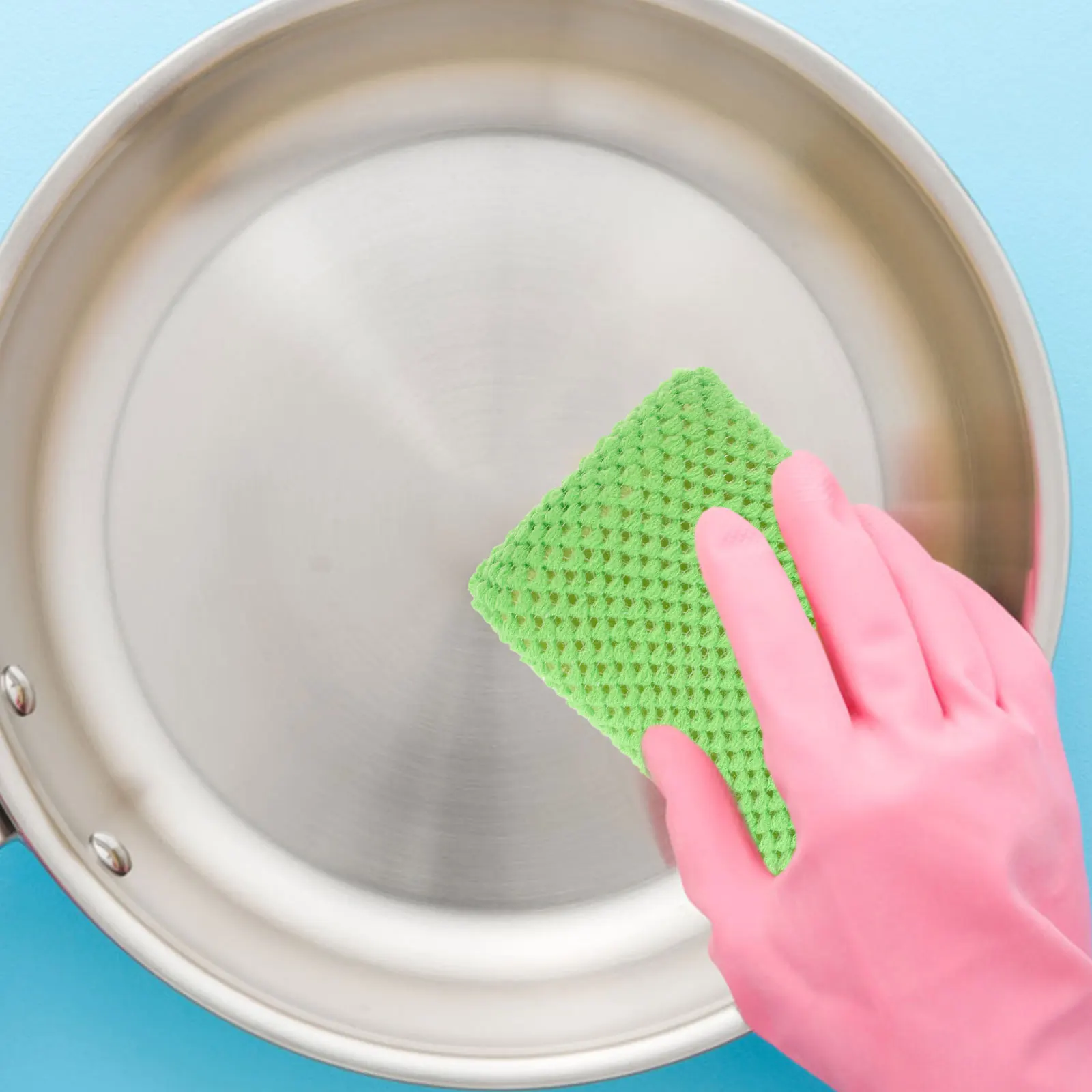 

Dishwashing Sponge Pad Non Stick Kitchen Scrubbers Foaming Pads for Cleaning Household Appliances Everyday Use