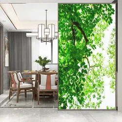 Static Cling Window Privacy Film Heat Control UV Blocking Window Tint Tree Decorative Window Stickers For Home
