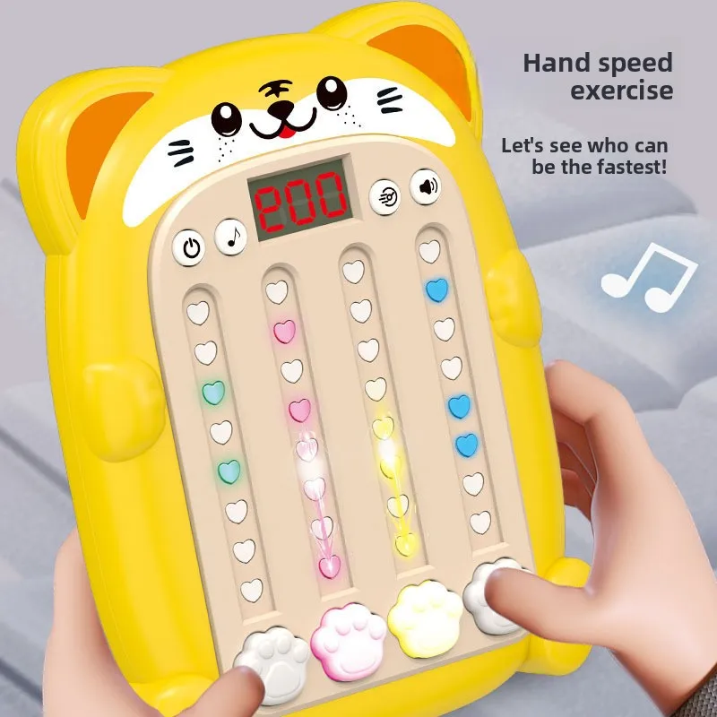 الكرتون الموسيقى الإلكترونية إيقاع لعبة آلة الصحافة السريعة دفع سريع لعبة وحدة التحكم ألعاب متململة يده لغز لعبة الألعاب الحسية