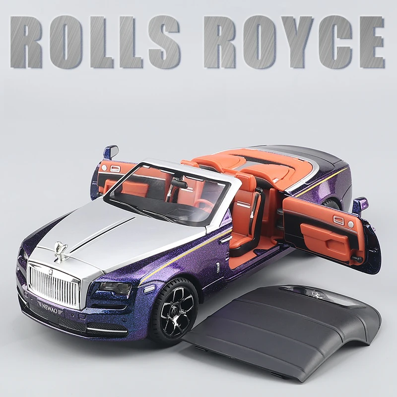 

1:24 Rolls-Royce Dawn Model Toy Car Simulation Diecasts Toy Vehicles Sound Light Collection Toys For Boy Gift