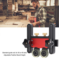 Woodworking Feeding Roller Standard  Rail Easy Assembly Aluminum Alloy Table Saw Stock Roller for Inverted Engraver