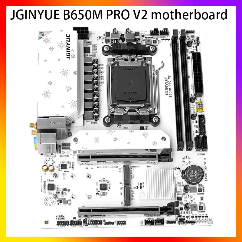JGINYUE B650M PRO V2 Motherboard Supports AMD AM5 Ryzen 7000/8000