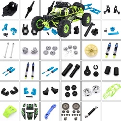 Wltoys 12428 12427 12423 RC ricambi auto Classis/asse posteriore/braccio/scatola wavefront/ingranaggio/pezzo di collegamento ecc. accessori originali