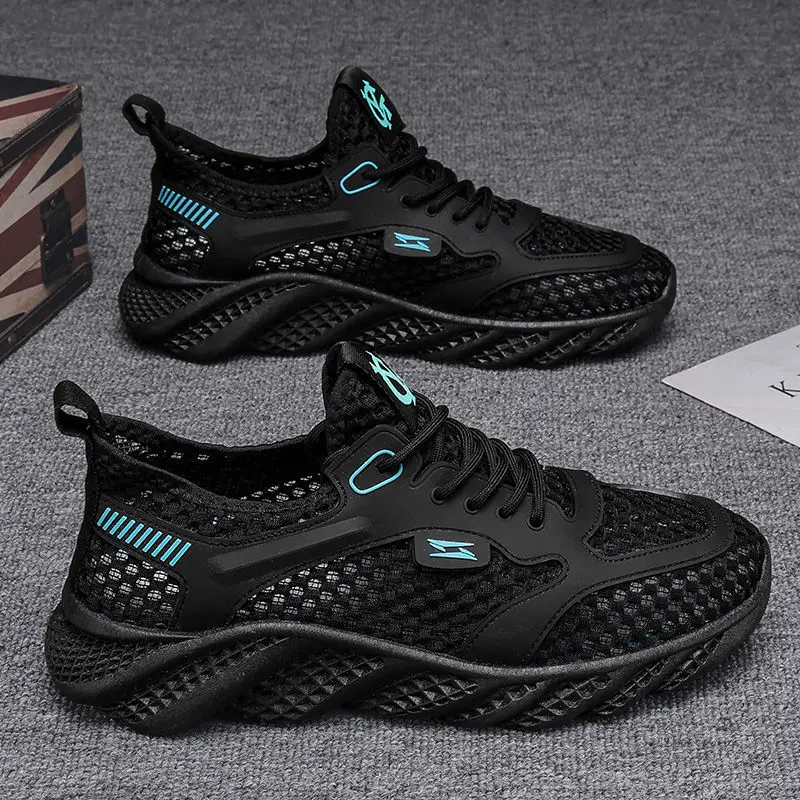 2026 Men's Breathable Mesh Running Shoes Outdoor Casual Sports Shoes Comfortable Lightweight Footwear for Men
