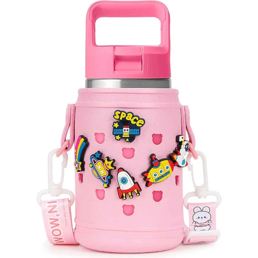 

EVA Water Bottle Carrier with Strap Compatible with Rambler Jr. 12 oz 15oz Gatorade Premium Bottle 12oz Waterbottle Sling Hol