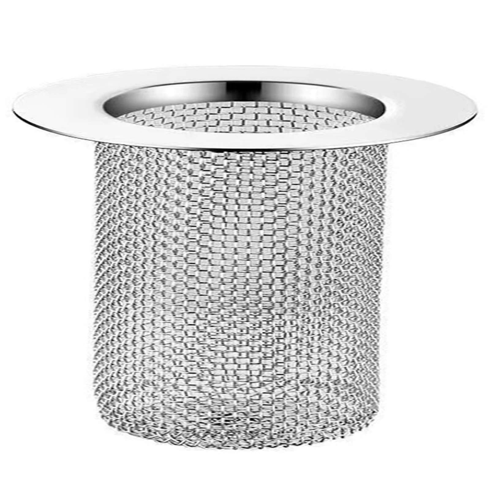 Multifunctional Steel Floor Drain Filter Mesh Basket Filter Hair Trap Bathroom Kitchen Sink Anti-clog Slag Strainer