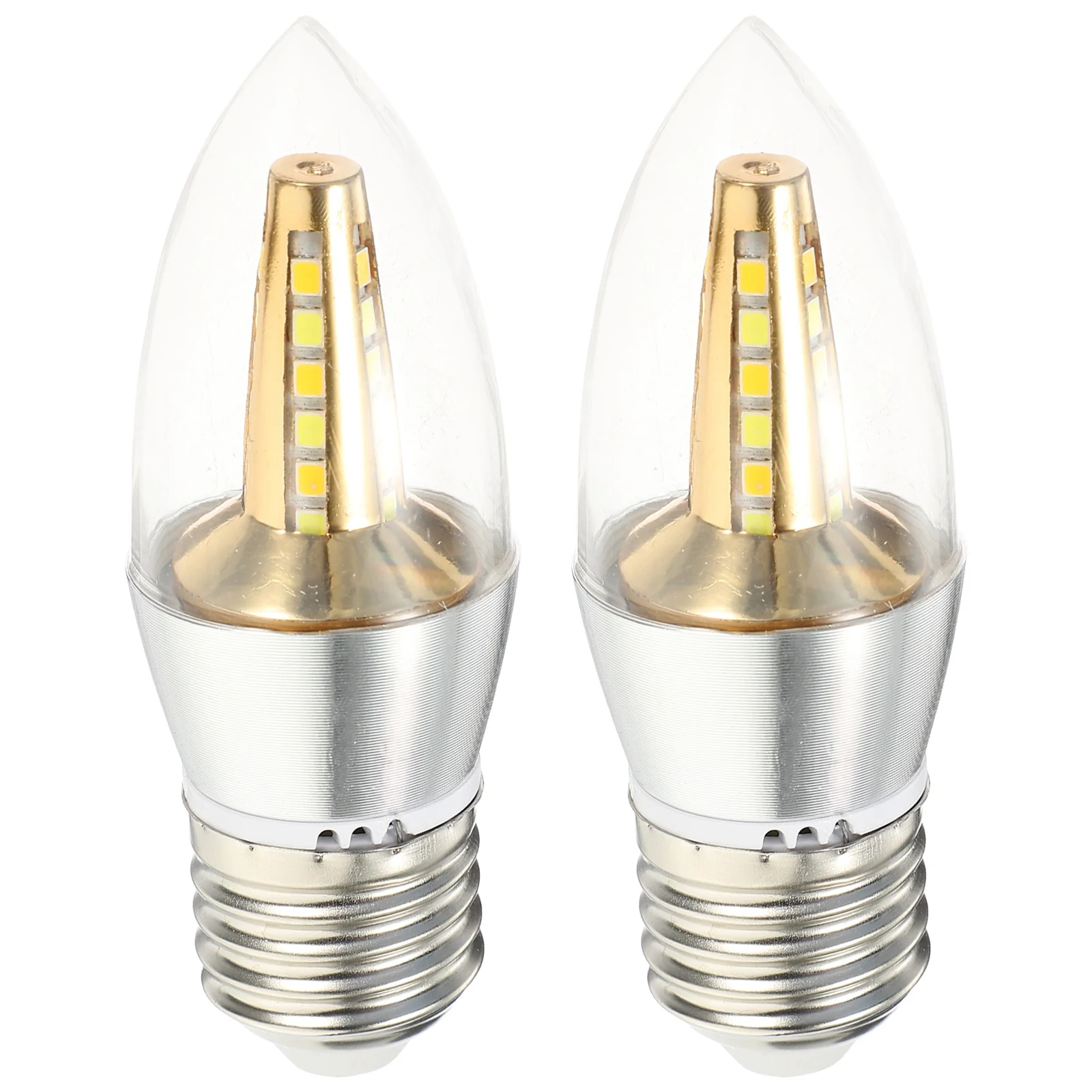 2Pcs LED Light Bulb Changing Dimmable High Efficiency Low Heat Pc Shade Bulb for Living Room Bedroom Hallway