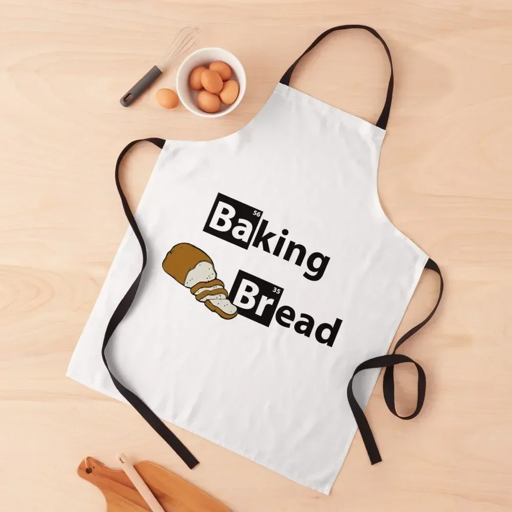 I love baking - Baking bread - TV show inspired illustration Apron kitchen jacket woman custom women's kitchen Apron