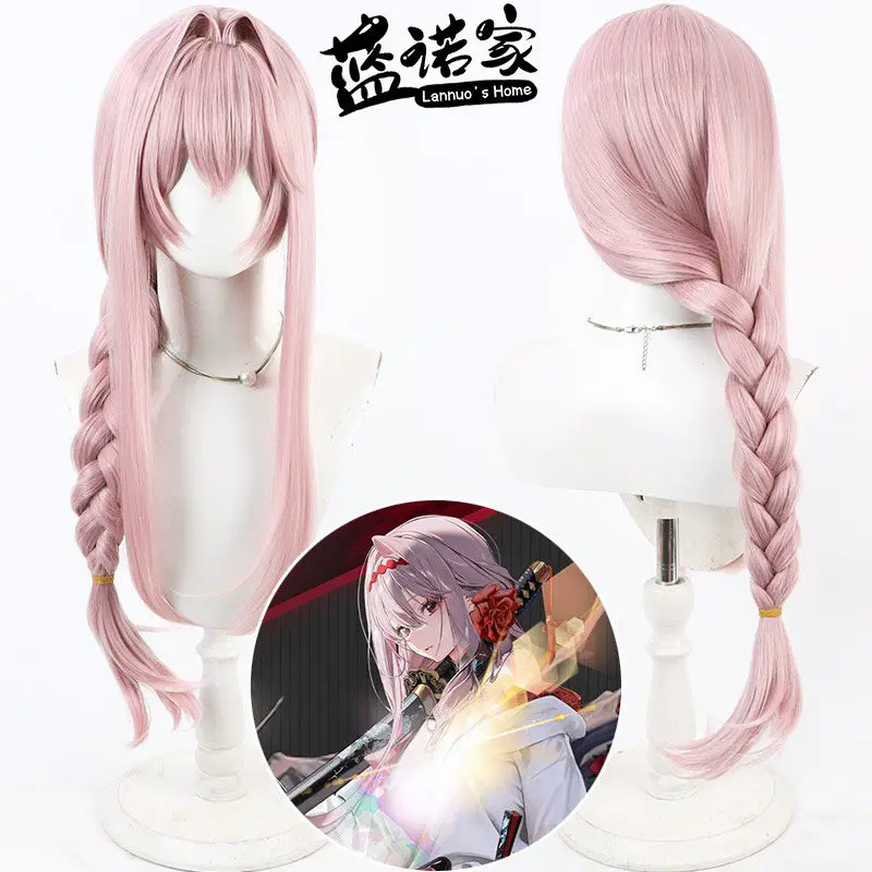 

Парик для косплея по аниме Scarlet: Black Shadow, реквизит для Хэллоуина и карнавальных вечеринок, синтетические волосы из термостойкого волокна + шапочка для парика