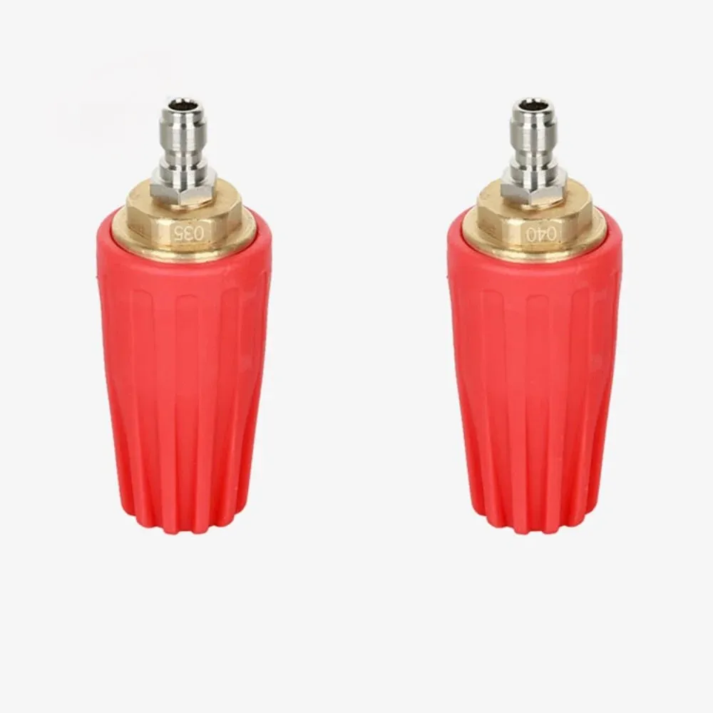 

High pressure brass red turbo nozzle 360 rotating surface cleaning nozzle for pressure washer 350 Bar 5000psi
