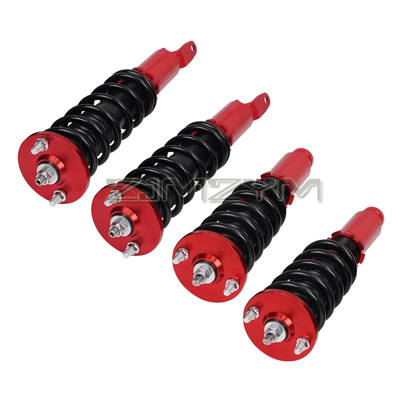 Adjustable Spring Shock Absorber Coilovers For Honda Civic EK96-00, Adjustable Height Struts Absorber Suspension Kit