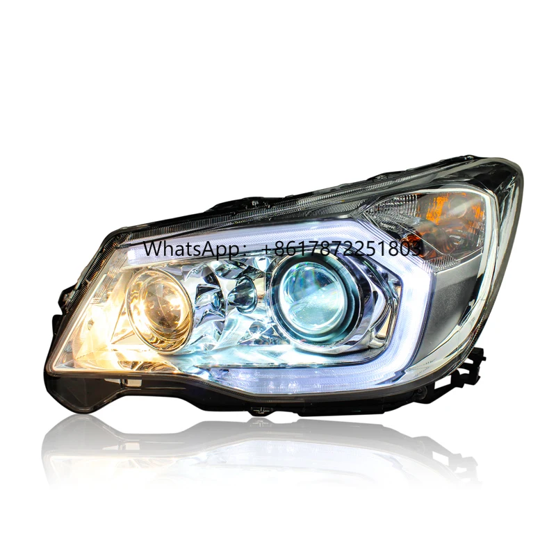 

2013 LED Upgrade Car Head Lights Real Lamp Auto Lighting System for subaru Forester