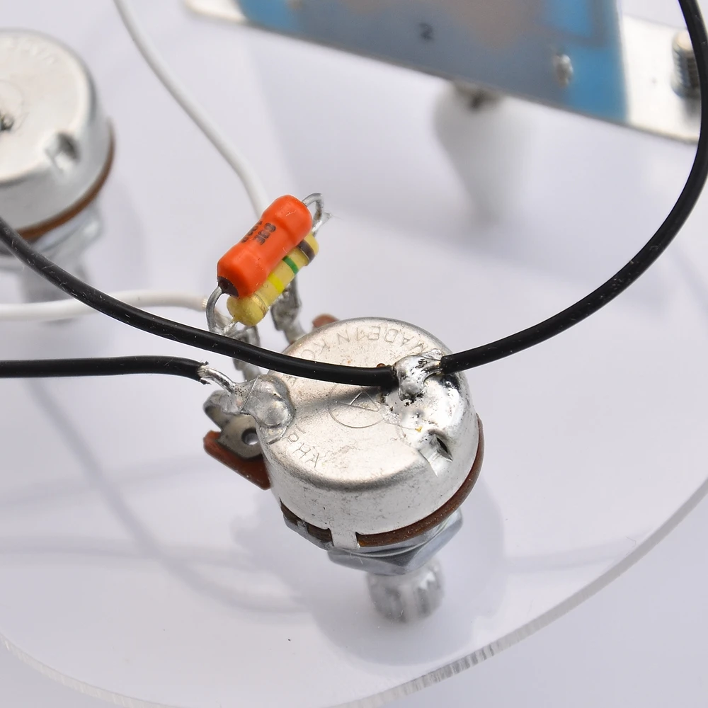 3x горшки Alpha 250K + 5-позиционный переключатель + разъем Epiphonr для звукоснимателя SSS, жгут проводов электрогитары для гитары ST