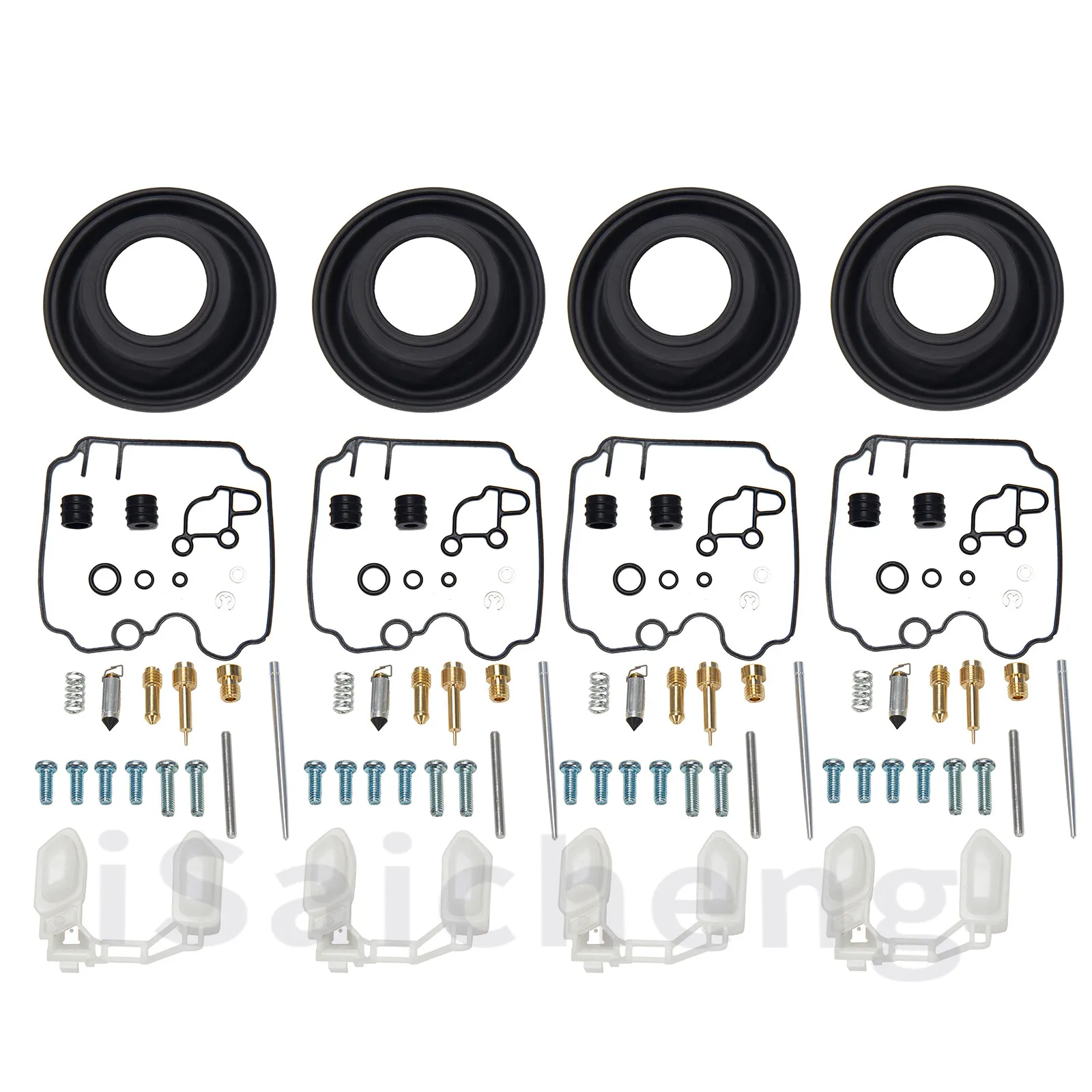 Carburetor Rebuild Kit w/Carb Float Diaphragm For Yamaha FZR600R FZR 600 1990-99