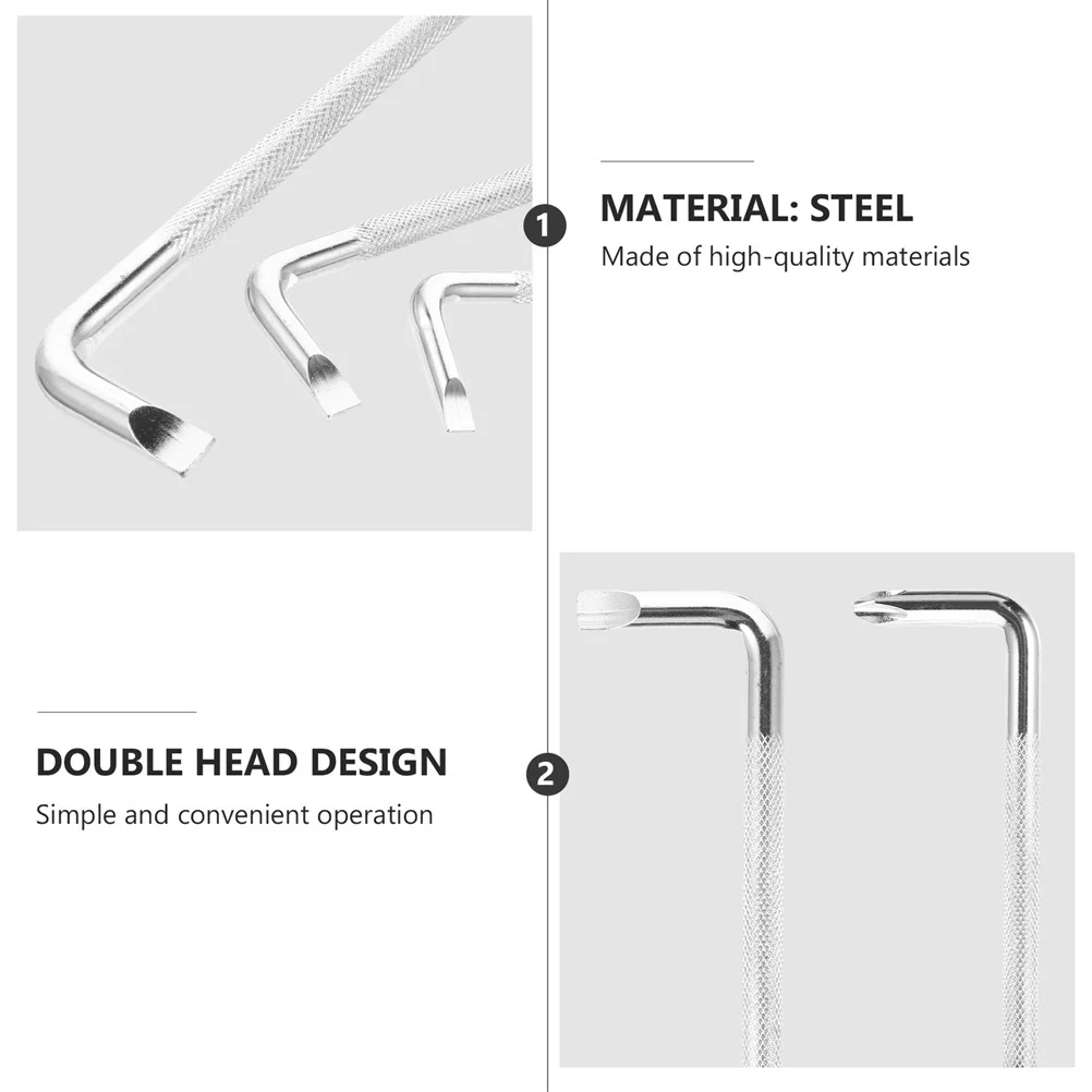 

6pcs Offset Screwdriver Set 90 Degree Z-Type Double Head Micro Screwdrivers For Automotive Electronics Repair Hand Tool