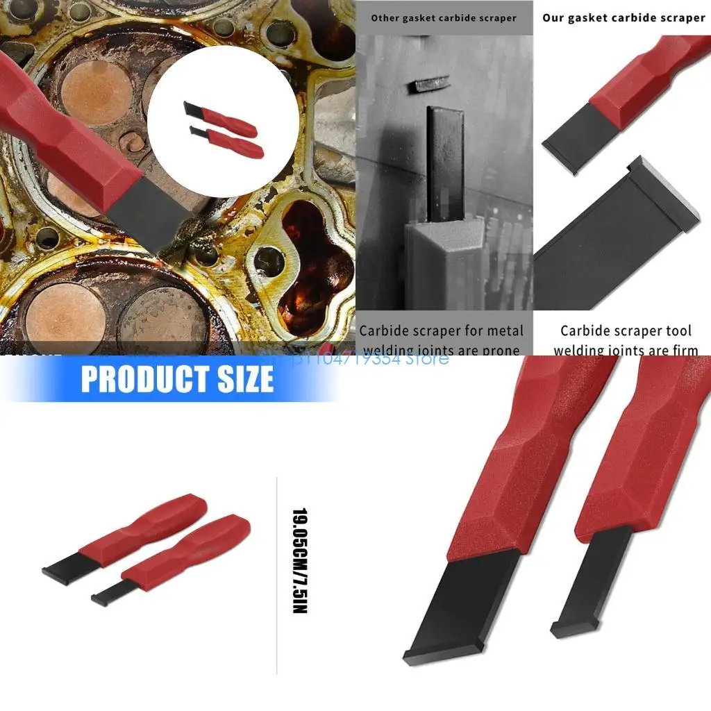 

0XLD Industrial Strength Scrapers 2 Tool For Metal Surfaces Cleaning Tasks