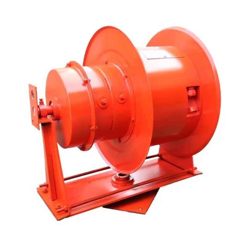 Cable reel, automatic take-up, spring-type JTA excavator to change cable reel, driving electric flat car grab