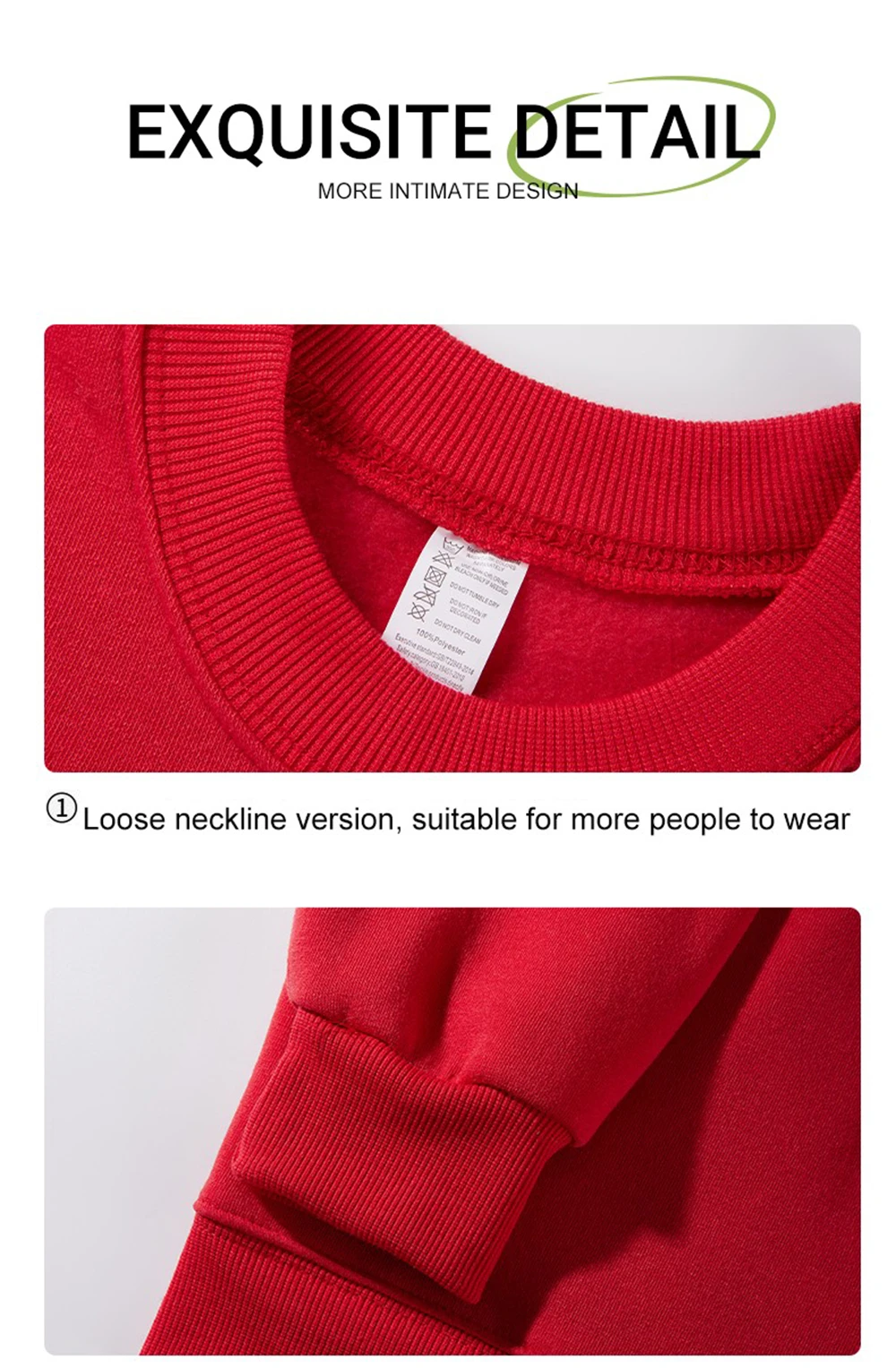 Herren-Fleece-Herbst-Top, Street-All-Match-Pullover, bequeme Basics, Sweatshirts, Sport, Freizeit, Sportbekleidung, tägliche weiche Kleidung – Detail 11