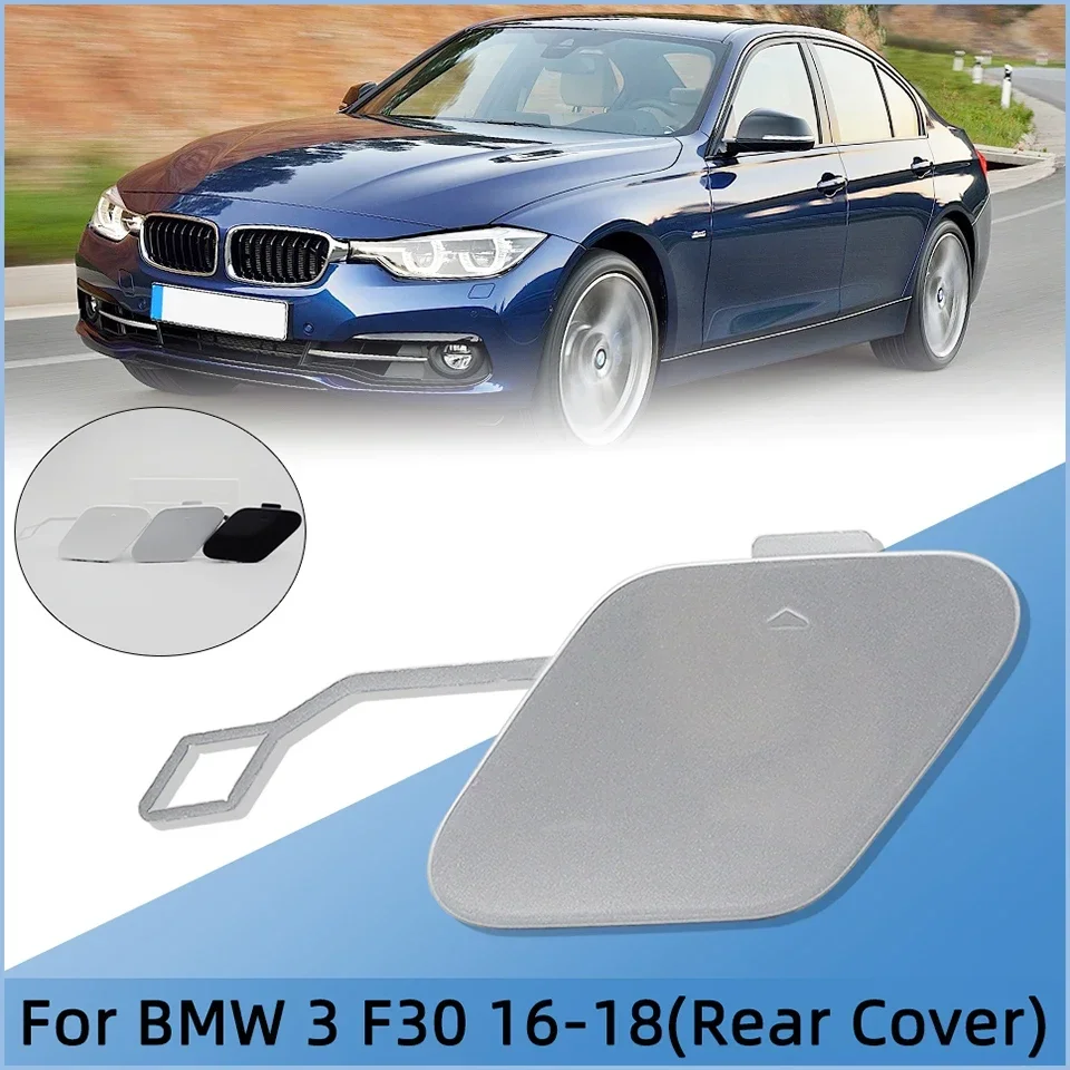 

For Bmw 3 2016 2017 2018 F30 Sedan LCI 320 325 328 330 330 340#51127384417 Car Rear Bumper Towing Hook Eye Cover Cap Hauling Lid