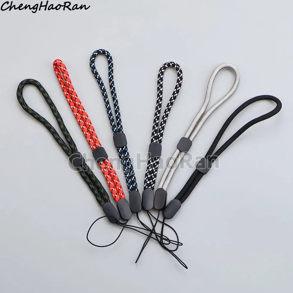 1 Pc ปรับสายรัดข้อมือสําหรับโทรศัพท์ iPhone Samsung USB แฟลชไดรฟ์คีย์พวงกุญแจผู้ถือกล้อง DSLR