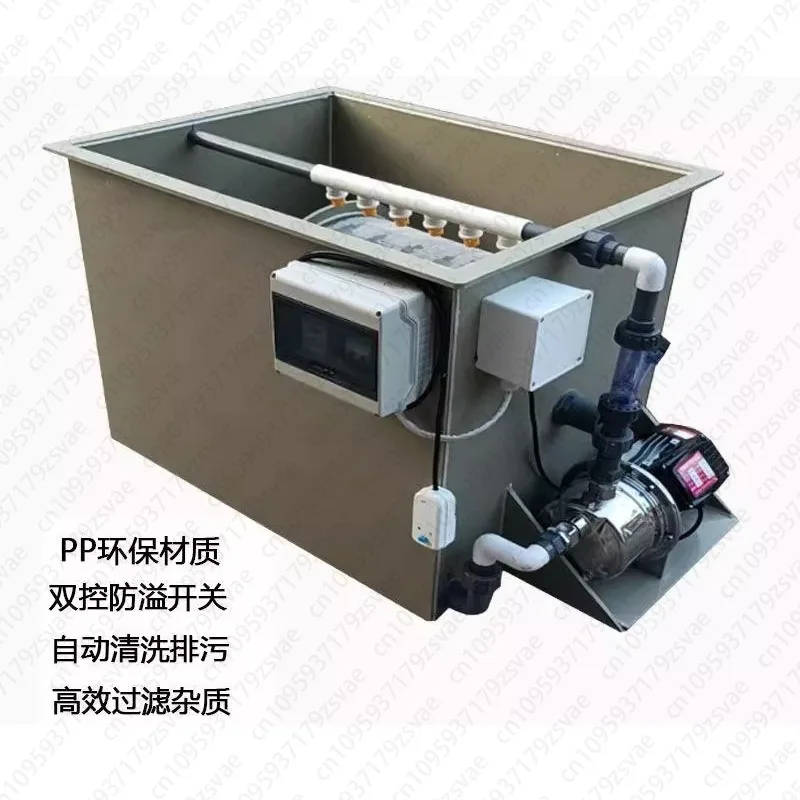 

Fish tank, fish pond filtration, automatic backwashing, fish and feces separation, micro filter, silent board