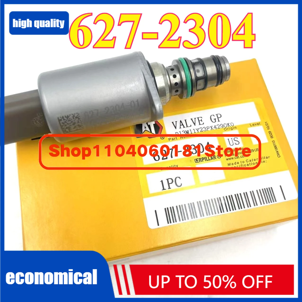 

585-9231 491-0908 611-6430 627-2304 Safety Lock Rotary Hydraulic Pump Proportional Solenoid Valve 485-5747 543-5391 585-9230