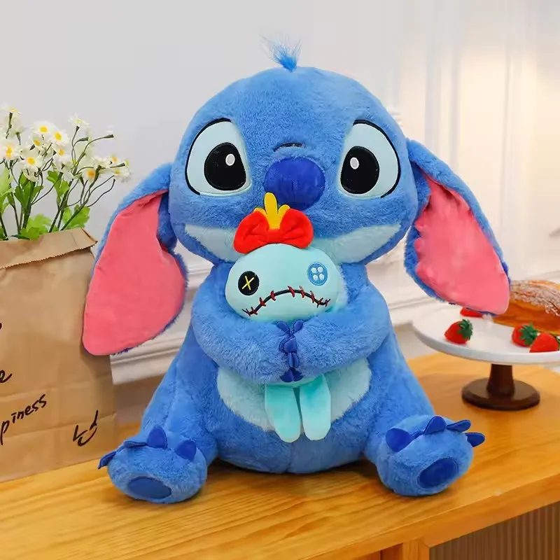 2025Disney muñeco de peluche Stitch Lilo muñeca lindo pato Stitch juguete de peluche Navidad juguetes de regalo de cumpleaños para niños