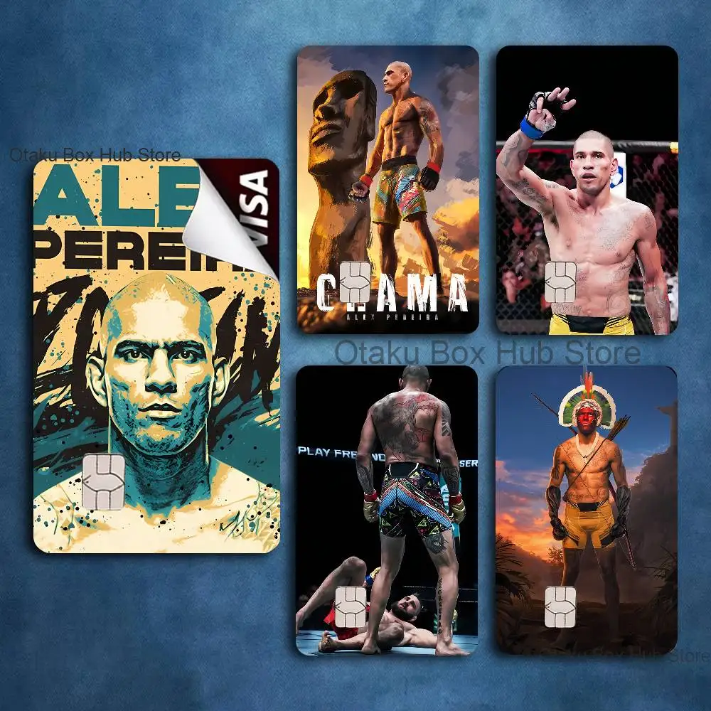 

Fighting Pereira Alex Credit Card Skin Party Stickers for Visa Bank Card Bus Metro Access Card Pvc Waterproof Decal Gift