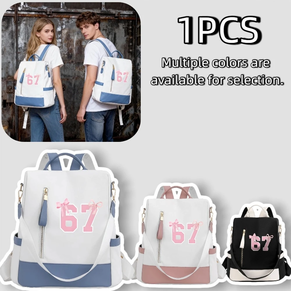 Mochila con Estampado de Grafiti: Diseño Urbano, Gran Capacidad para la Universidad y Uso Diario