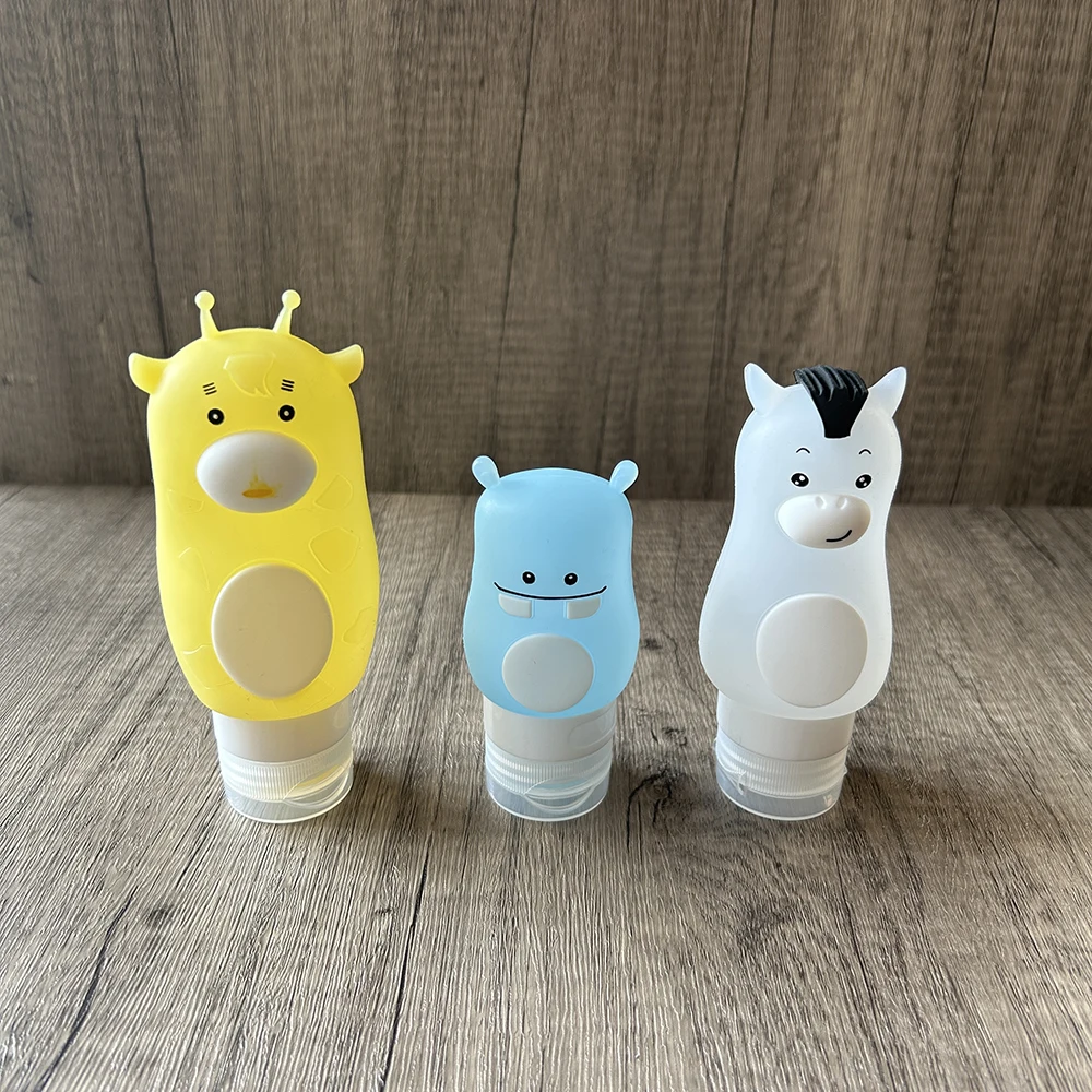 

Travel Bottles for Toiletries, 90ml 70ml 50ml Travel Size Containers BPA Free Leak Proof Refillable Liquid Silicone Squeezable