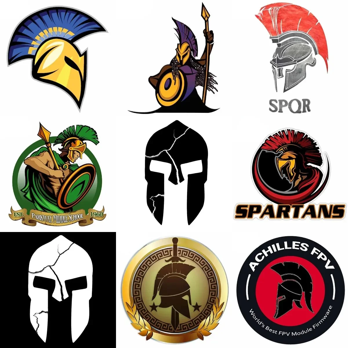 

Sparta Warrior Helmet Stickers Accessories for Decorate Car Room Bicycle Window Helmet Camper Bumper Truck Van Off-road