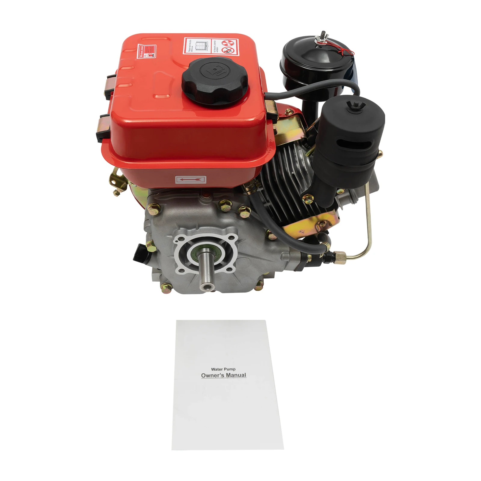 196CC Single-Cylinder Diesel Engine 4-Stroke 3-Horsepower Recoil Start System Diesel Motor Multi-Use Engine for Micro-Tiller