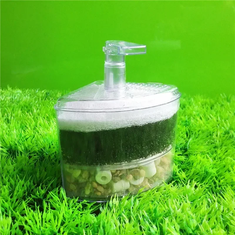 10*8*12 Cm Acquario Aria Conduite Bio Angolo Filtro Spugna Frittura Gamberetti Nano Acquario Acquario 1 pz