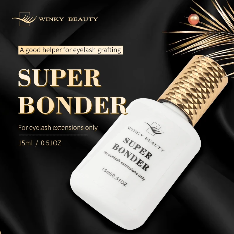 Winky Beauty 15ml Przezroczysty Klej do Przedłużania Rzęs Super Bonder Szybkoschnący Długotrwały Klej do Rzęs