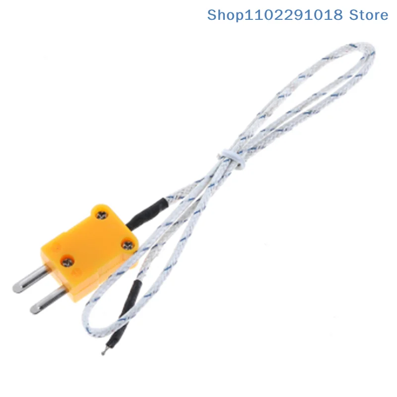 practicalHot 1/5M K Type  Line Test Length Wire Temperature Thermocouple Sensor Probe Tester Line Multimeter Tester Line