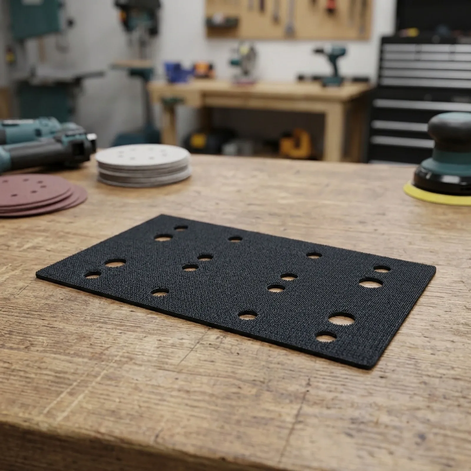 Backing Pad 80x133mm Soft Foam Sponge and for RTS400 LS130 Sander Compatible with Multiple Hole Models Backing