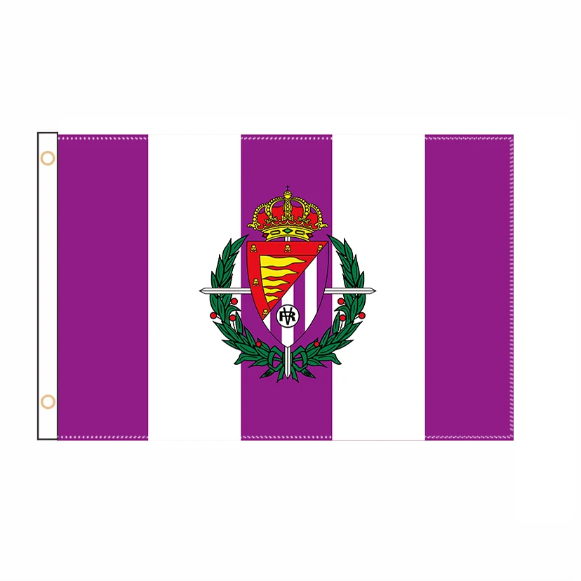 Bandera de Valladolid personalizada, pancarta impresa de poliéster para decoración, 2 pies x 3 pies, 3 pies x 5 pies, QZ-341