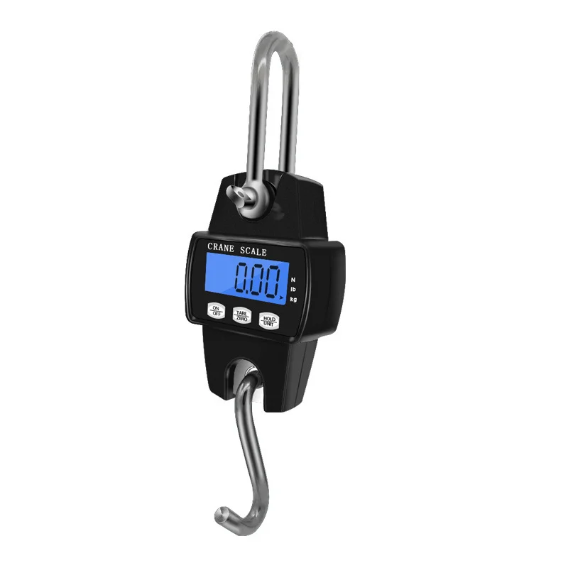 

Black Electronic Weighing Scale Home Use Measuring Scale With Hook Accuracy Digital Scale for Farm