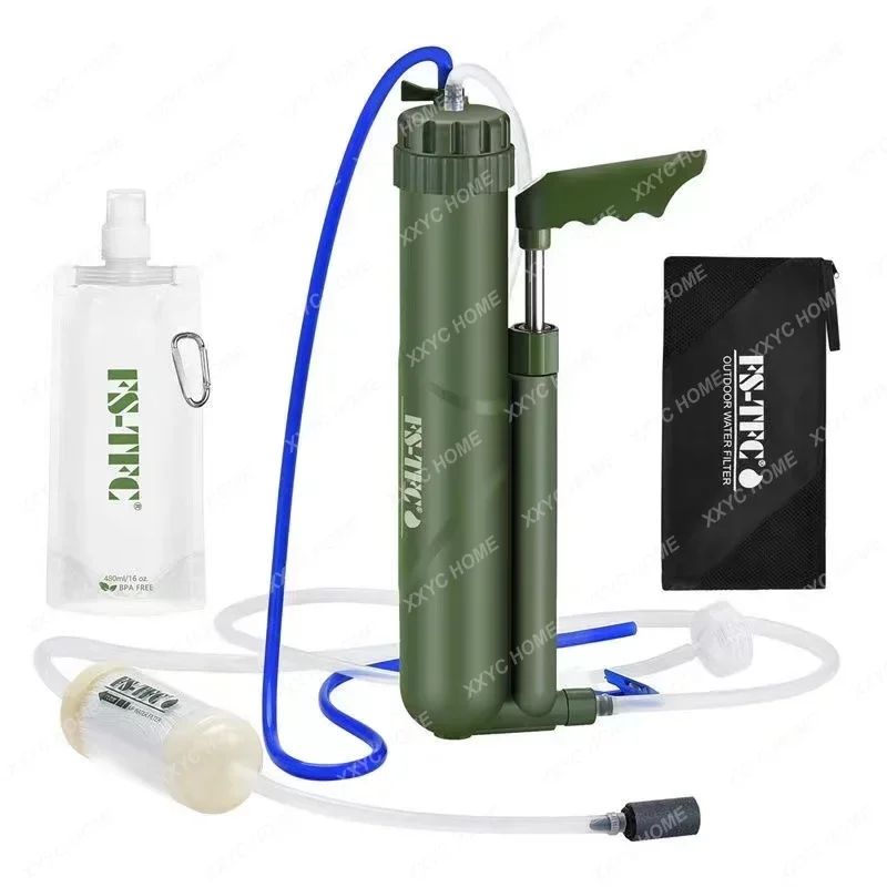 Outdoor Water Purifier RO  Pump Portable Water Purifier Type Survival Emergency Camping Hiking Equipment