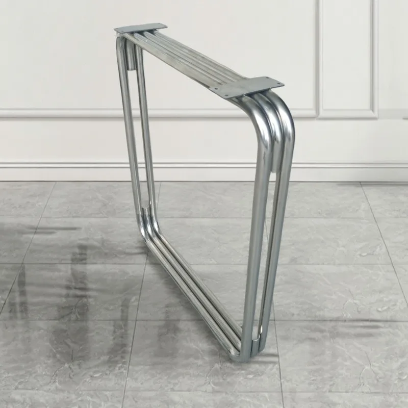 304 Stainless Steel Furniture Legs Modern Desk Base for Wooden Board Office Desk Accessories Industrial Bar Feet Support